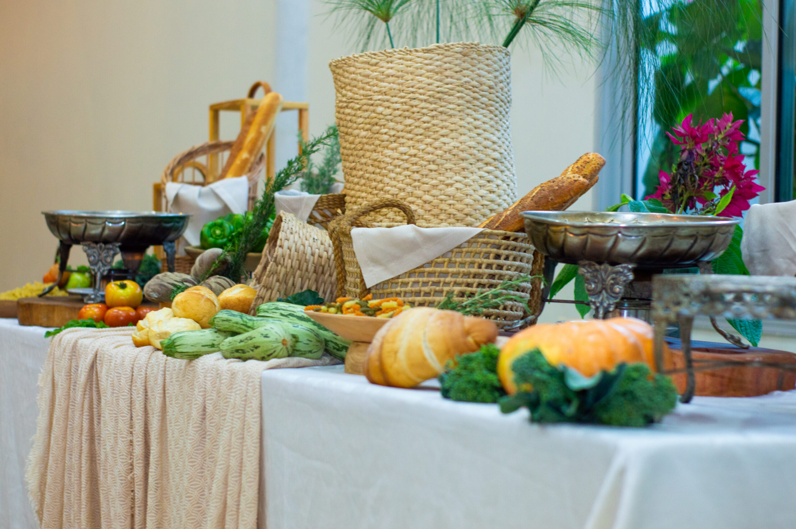 Mesa do buffet Casa Bela